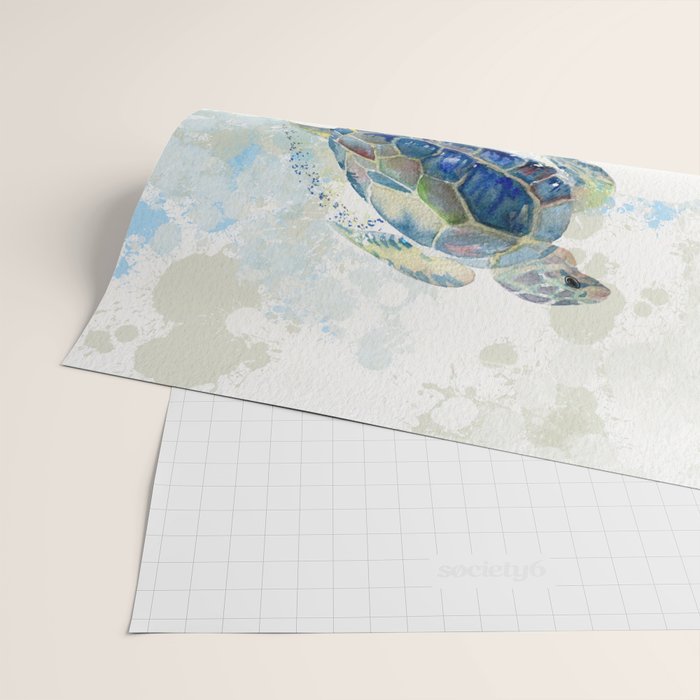 Swimming Together 2 - Sea Turtle  Wrapping Paper Gallery Image 2