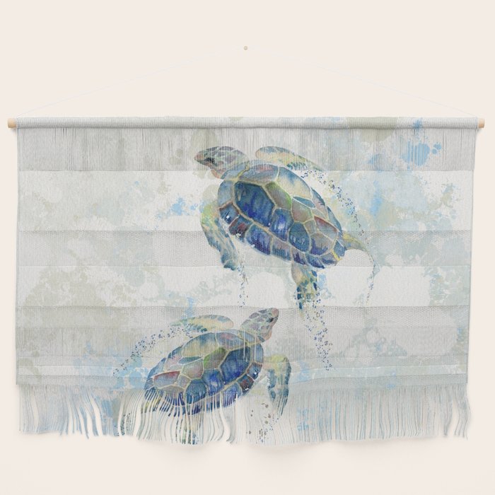 Swimming Together 2 - Sea Turtle  Wall Hanging Gallery Image 1