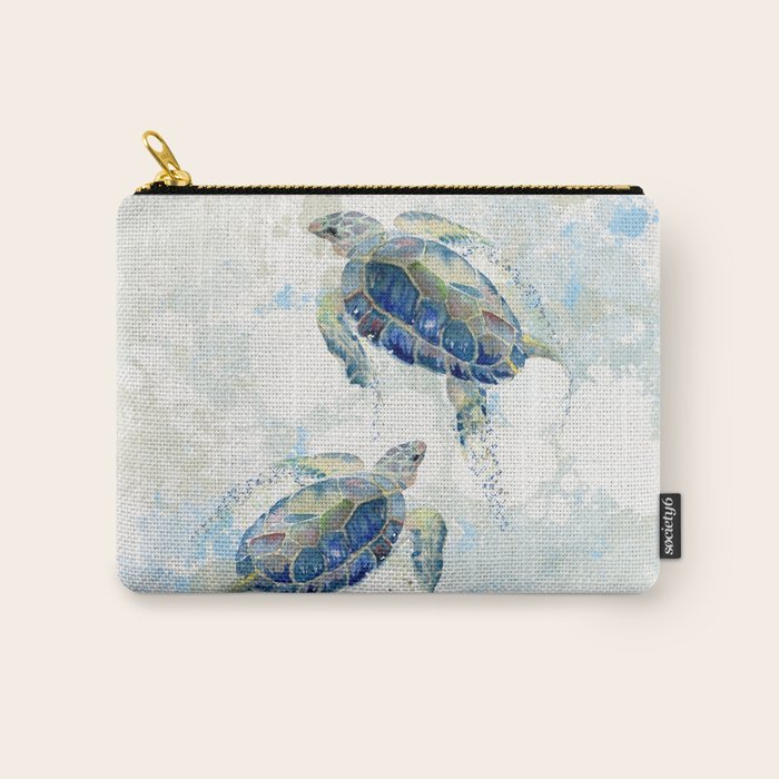 Swimming Together 2 - Sea Turtle  Carry All Pouch Gallery Image 1