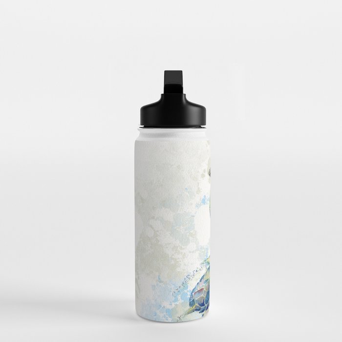 Swimming Together 2 - Sea Turtle  Water Bottle Gallery Image 3