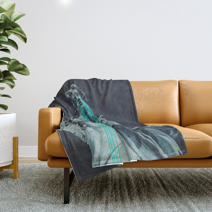Angel Came Throw Blanket Gallery Image 1