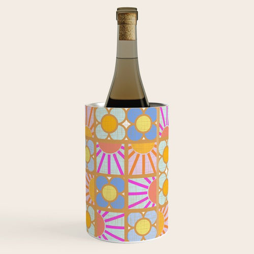 Sun And Blooms Patchwork Wine Chiller Gallery Image 1