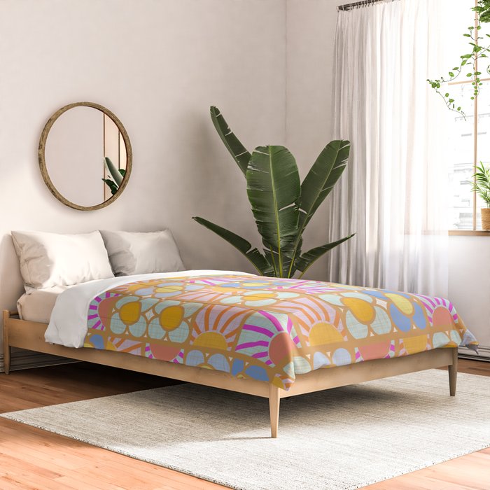 Sun and Blooms Patchwork Comforter Gallery Image 2