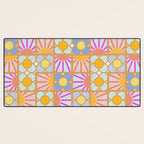 Sun and Blooms Patchwork Desk Mat Gallery Image 3