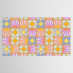 Sun and Blooms Patchwork Tablecloth Gallery Image 2