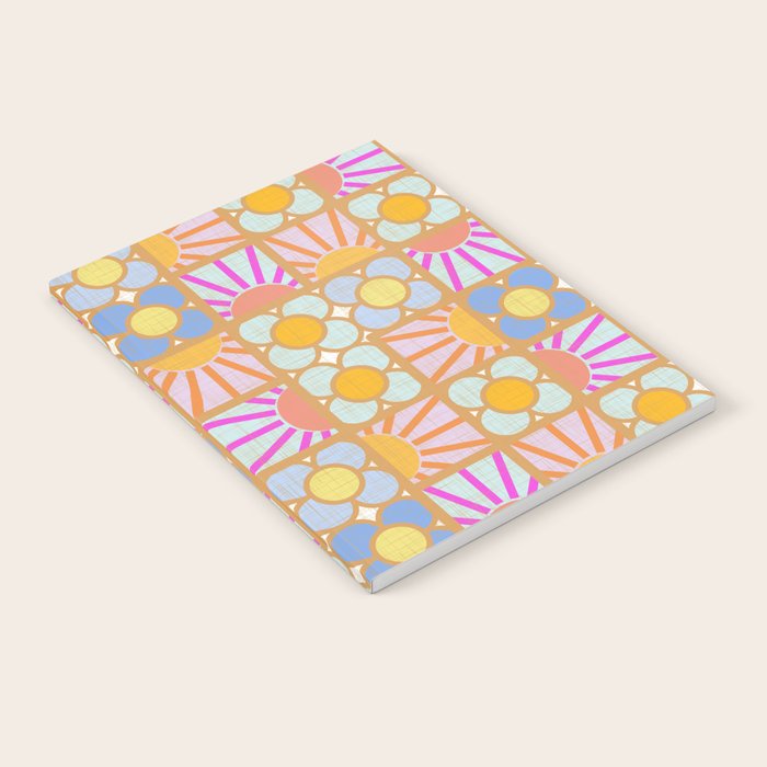 Sun and Blooms Patchwork Notebook Gallery Image 2