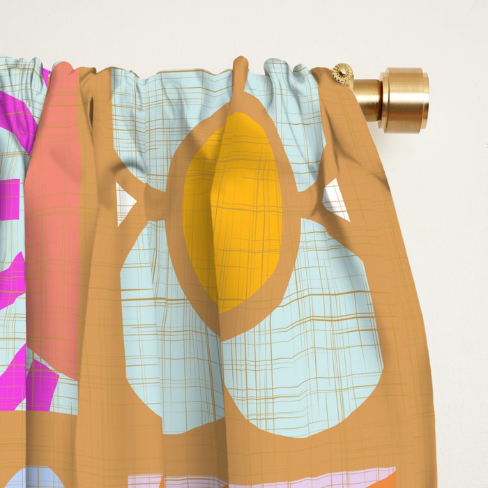 Sun and Blooms Patchwork Window Curtain Gallery Image 2