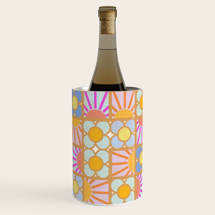 Sun and Blooms Patchwork Wine Chiller Gallery Image 3