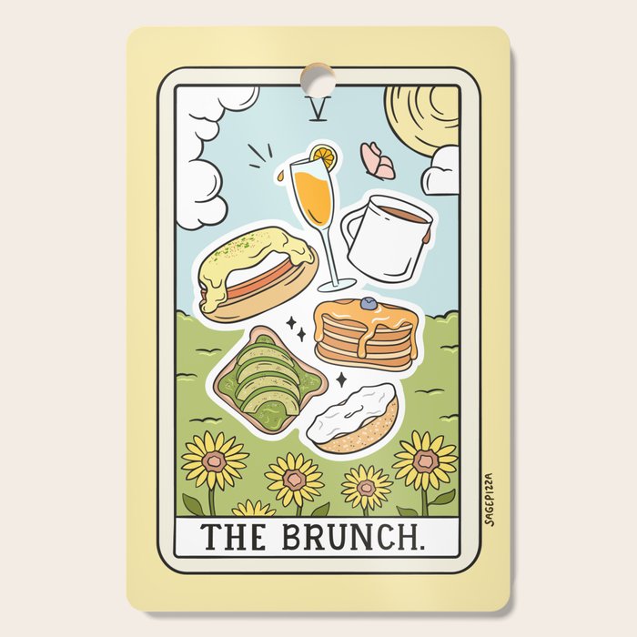 Brunch Reading Cutting Board Gallery Image 1