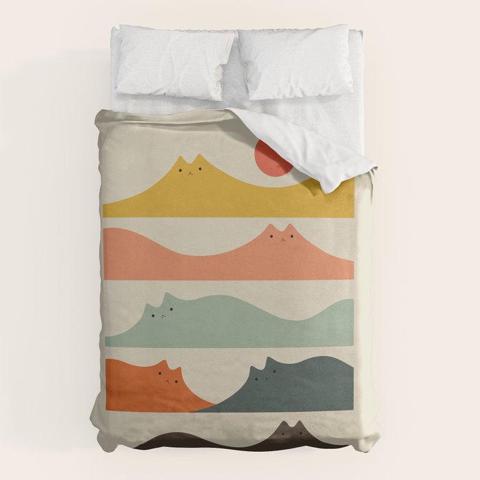 Cat Landscape 141 Duvet Cover Gallery Image 1