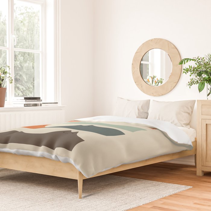 Cat Landscape 141 Duvet Cover Gallery Image 2
