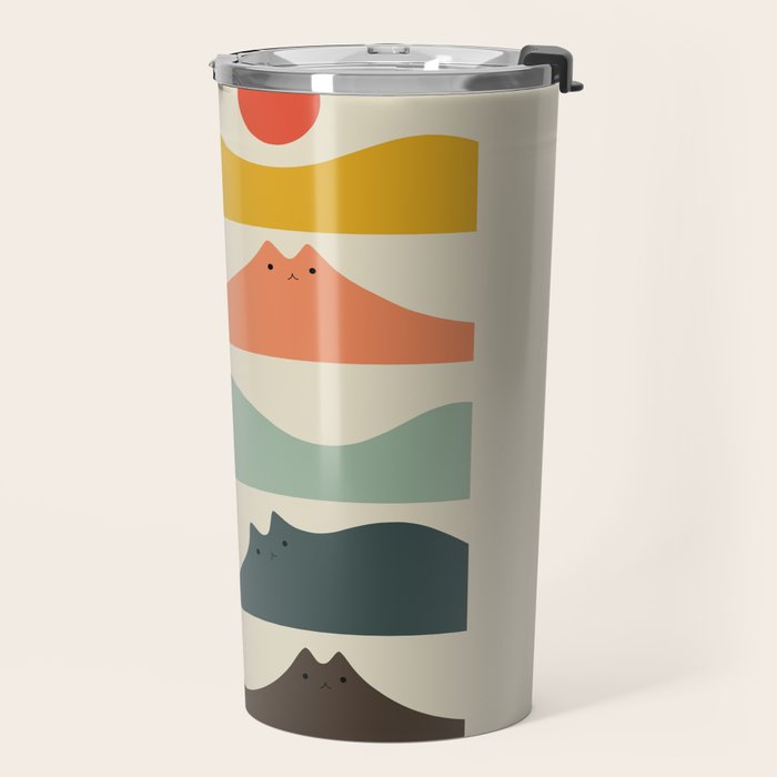 Cat Landscape 141 Travel Mug Gallery Image 2