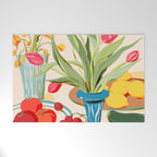 Fresh Tomatoes and Flowers Welcome Mat Gallery Image 1