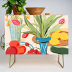 Fresh Tomatoes and Flowers Credenza Gallery Image 1