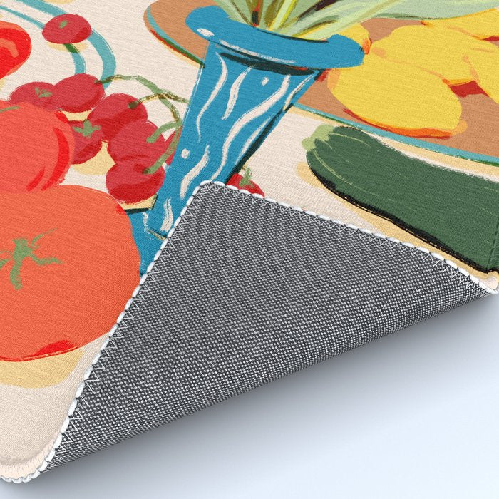 Fresh Tomatoes and Flowers Rug Gallery Image 4