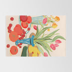 Fresh Tomatoes and Flowers Rug Gallery Image 2