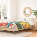 Fresh Tomatoes and Flowers Duvet Cover Gallery Image 2