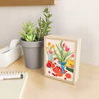 Fresh Tomatoes and Flowers Mini Art Print Gallery Image 2
