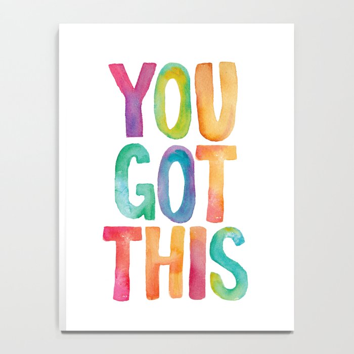 You Got This Rainbow Watercolor Notebook Gallery Image 4