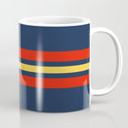 Akkorokamui - Classic Vintage Style Retro Stripes Coffee Mug Gallery Image 1