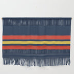 Akkorokamui - Classic Vintage Style Retro Stripes Wall Hanging Gallery Image 1