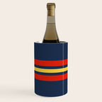 Akkorokamui - Classic Vintage Style Retro Stripes Wine Chiller Gallery Image 1