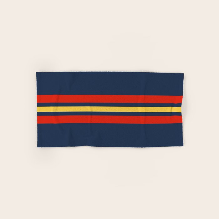 Akkorokamui - Classic Vintage Style Retro Stripes Towels Gallery Image 1