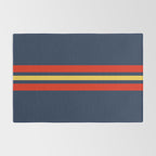Akkorokamui - Classic Vintage Style Retro Stripes Rug Gallery Image 2
