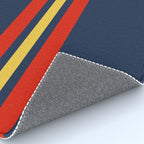 Akkorokamui - Classic Vintage Style Retro Stripes Rug Gallery Image 4