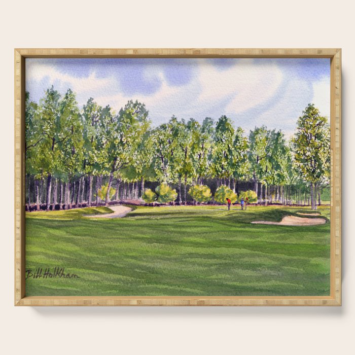 Pinehurst Golf Course No2 Hole 17 Serving Tray Gallery Image 1