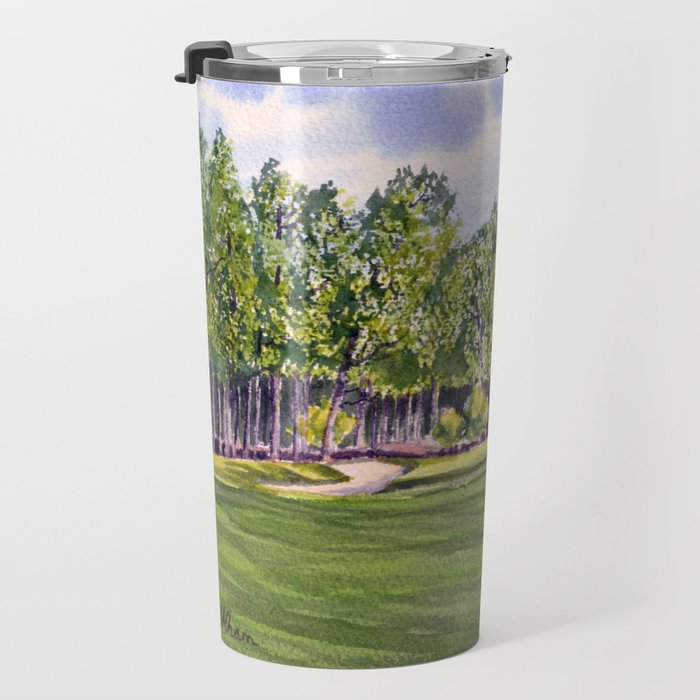 Pinehurst Golf Course No2 Hole 17 Travel Mug Gallery Image 3