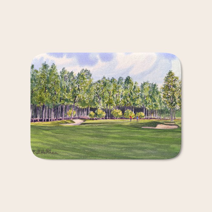 Pinehurst Golf Course No2 Hole 17 Bath Mat Gallery Image 1