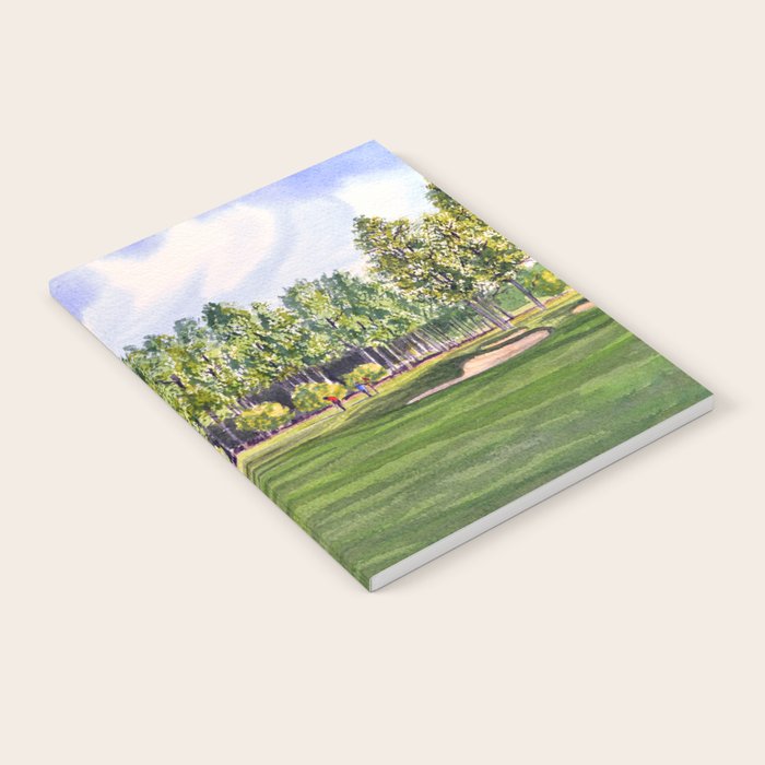 Pinehurst Golf Course No2 Hole 17 Notebook Gallery Image 2
