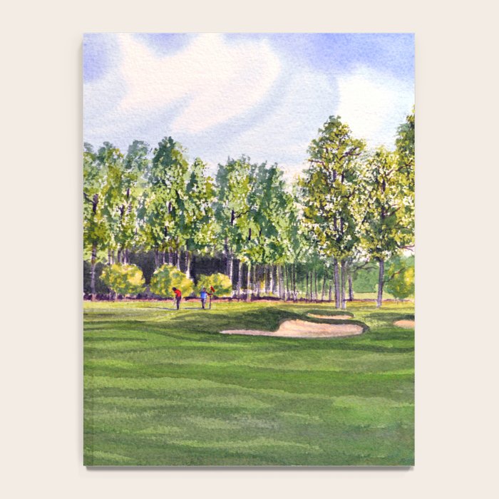 Pinehurst Golf Course No2 Hole 17 Notebook Gallery Image 4