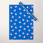Drifting puffer Wrapping Paper Gallery Image 1