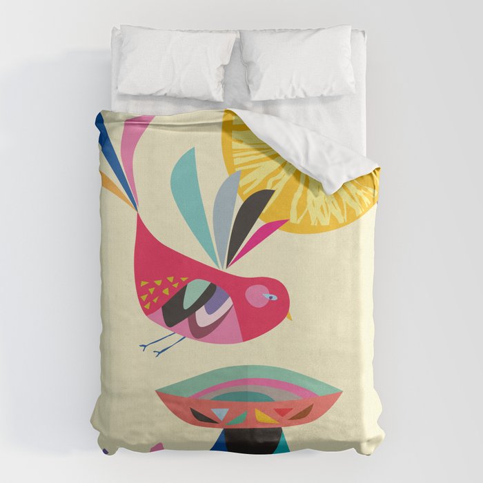 Bird Bath Duvet Cover Gallery Image 6