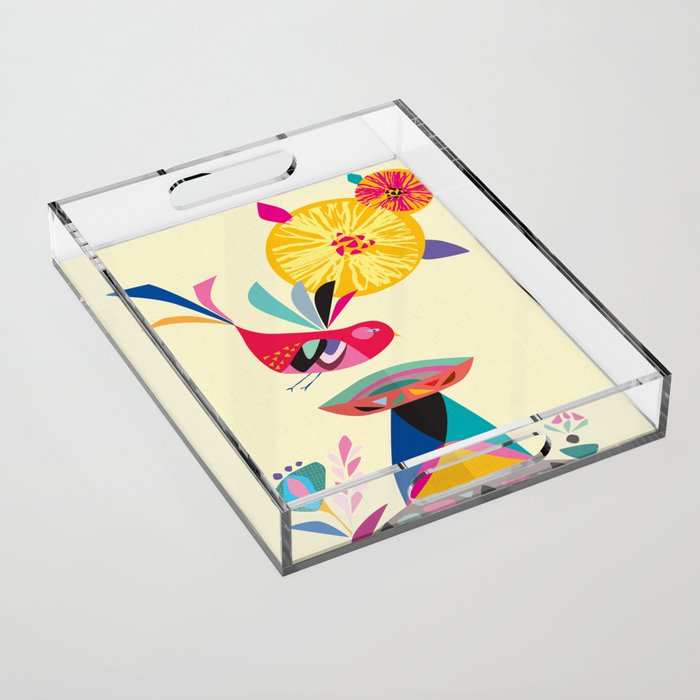 Bird Bath Acrylic Tray Gallery Image 1