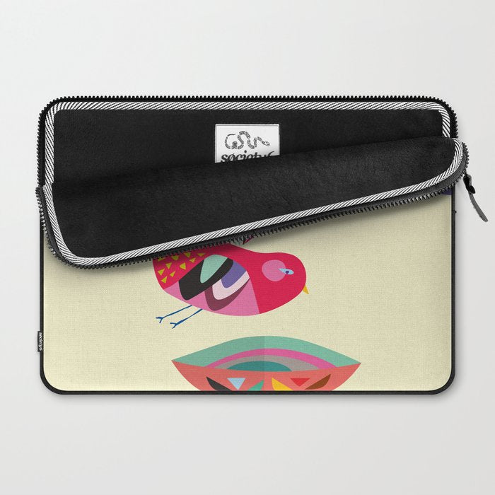 Bird Bath Laptop Sleeve Gallery Image 2