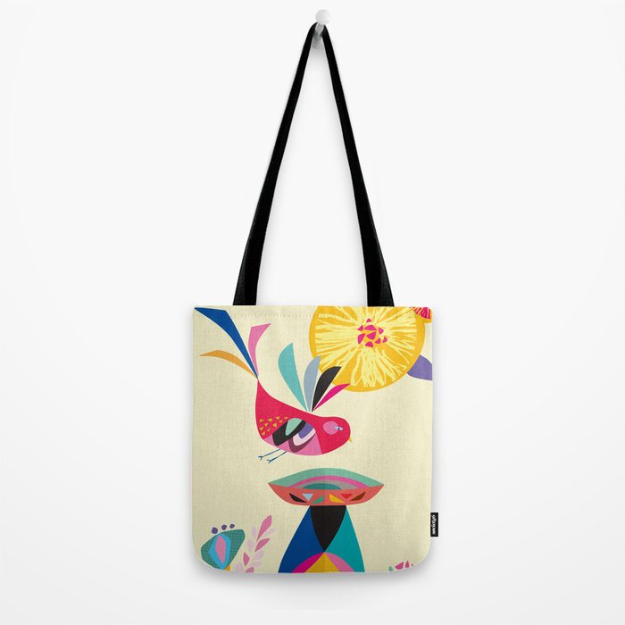 Bird Bath Tote Bag Gallery Image 2