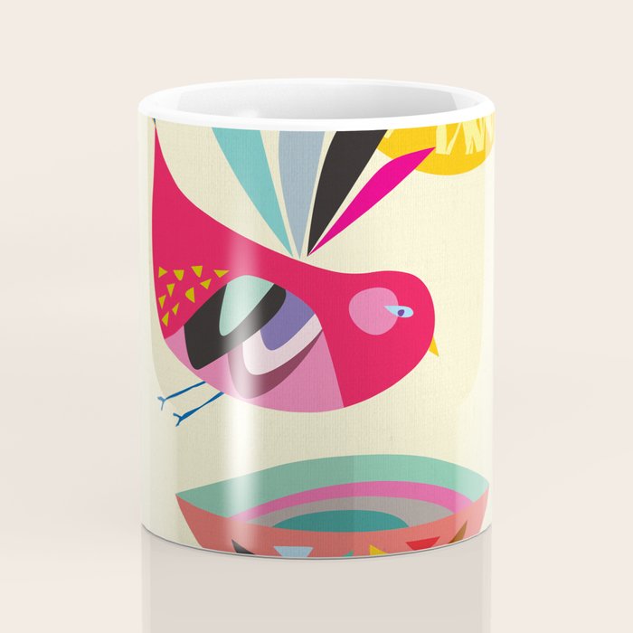 Bird Bath Coffee Mug Gallery Image 4