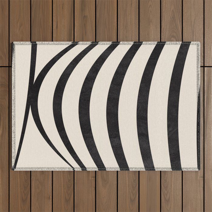 Movement of Lines 7 Outdoor Rug Gallery Image 1