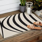 Movement of Lines 7 Outdoor Rug Gallery Image 2