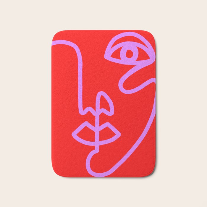 Two Faced Cherry Bomb Bath Mat Gallery Image 1