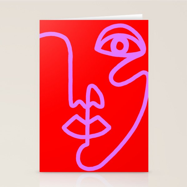 Two Faced Cherry Bomb Stationery Card Gallery Image 2
