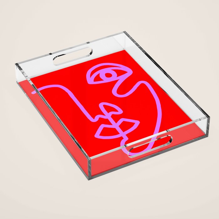 Two Faced Cherry Bomb Acrylic Tray Gallery Image 1