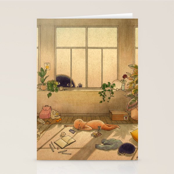 Afternoon Slump Stationery Card Gallery Image 1