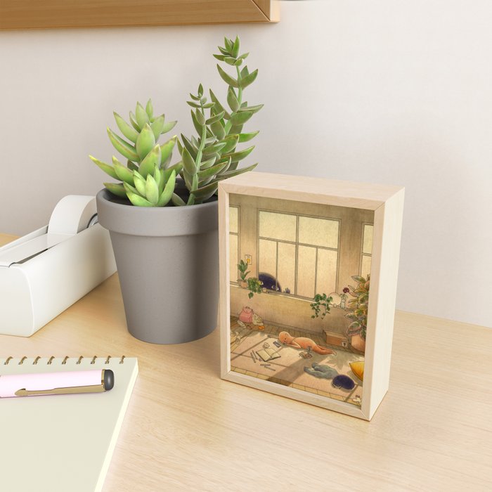 Afternoon Slump Mini Art Print Gallery Image 2