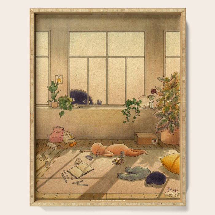 Afternoon Slump Serving Tray Gallery Image 1