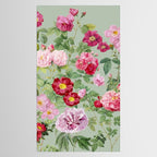 Pink Bloom Botanical Collage Tablecloth Gallery Image 2