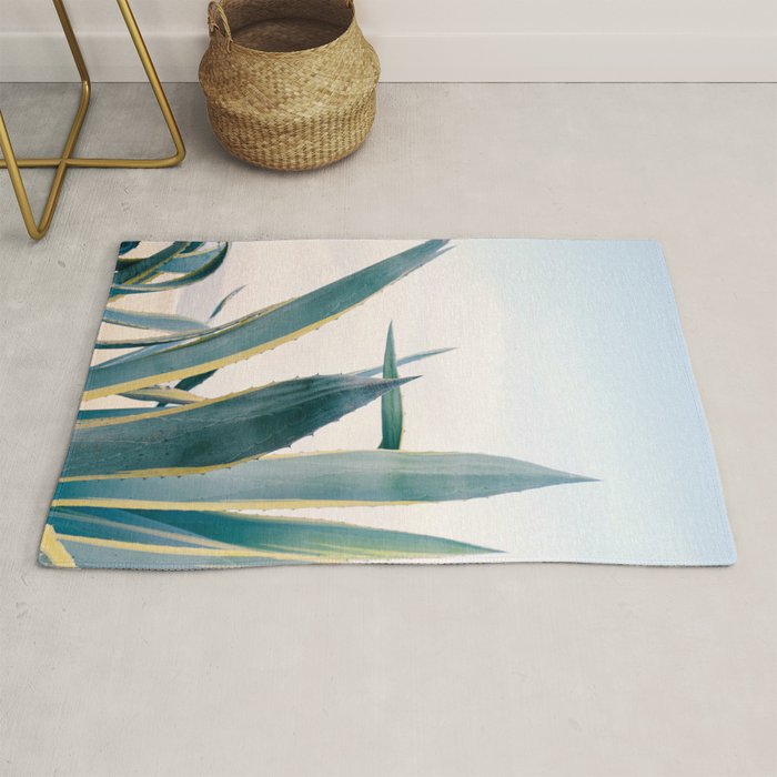 Coastal Agave Cactus Rug Gallery Image 1